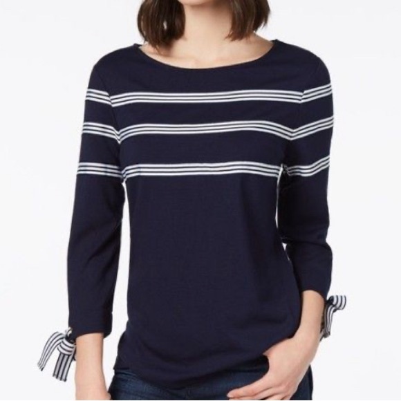 Charter Club Tops - ⛵️Charter Club Ribbon Tie Top